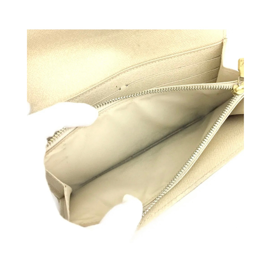 LOUIS VUITTON DAMIER AZUR SARAH LONG BIFOLD WALLET