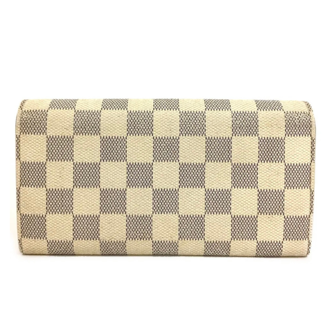 LOUIS VUITTON DAMIER AZUR SARAH LONG BIFOLD WALLET