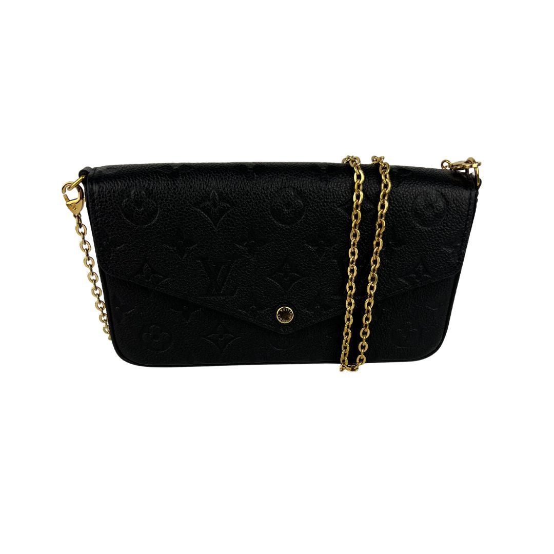 LOUIS VUITTON FELICIE POCHETTE MONOGRAM EMPREINTE - FULL SET