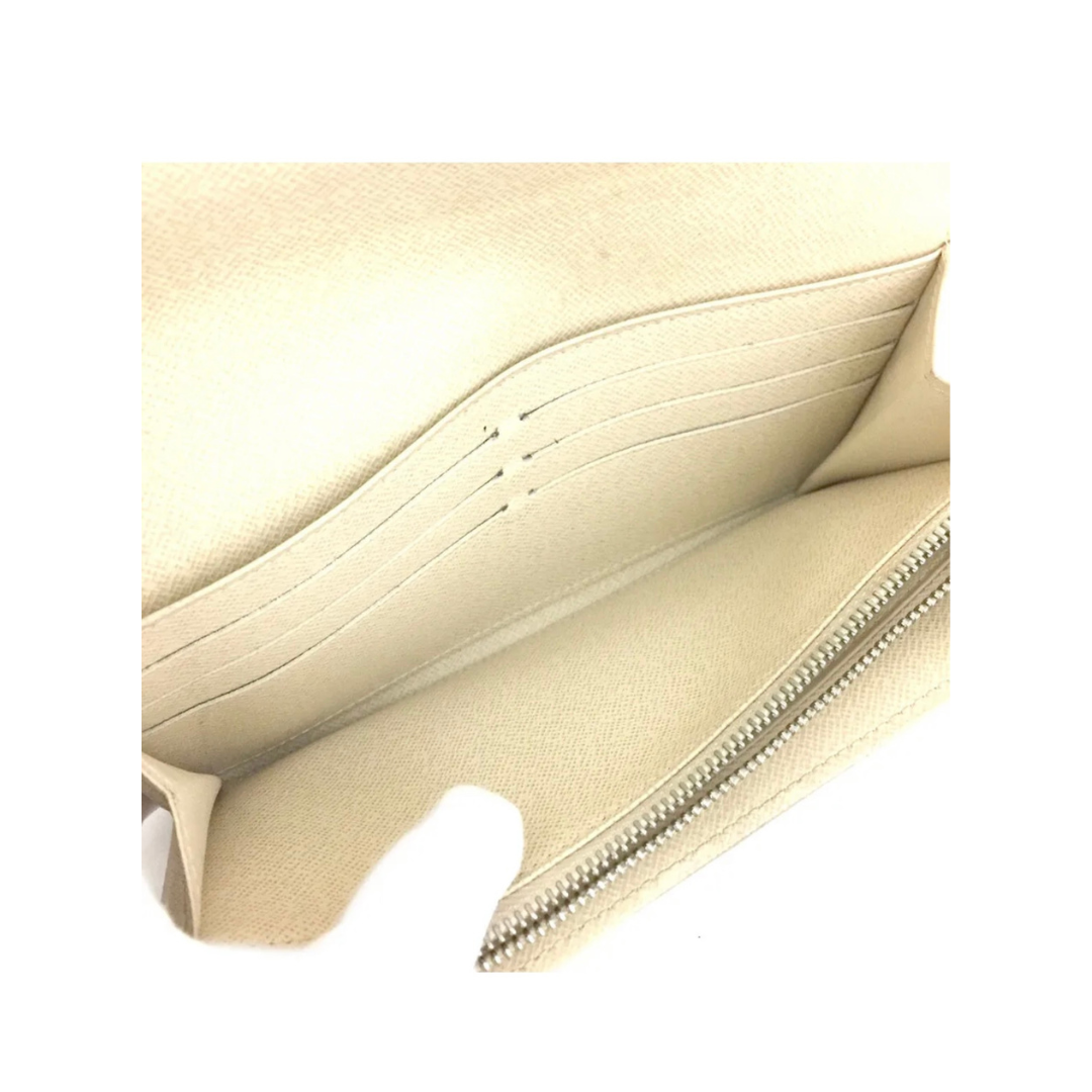 LOUIS VUITTON DAMIER AZUR SARAH LONG BIFOLD WALLET