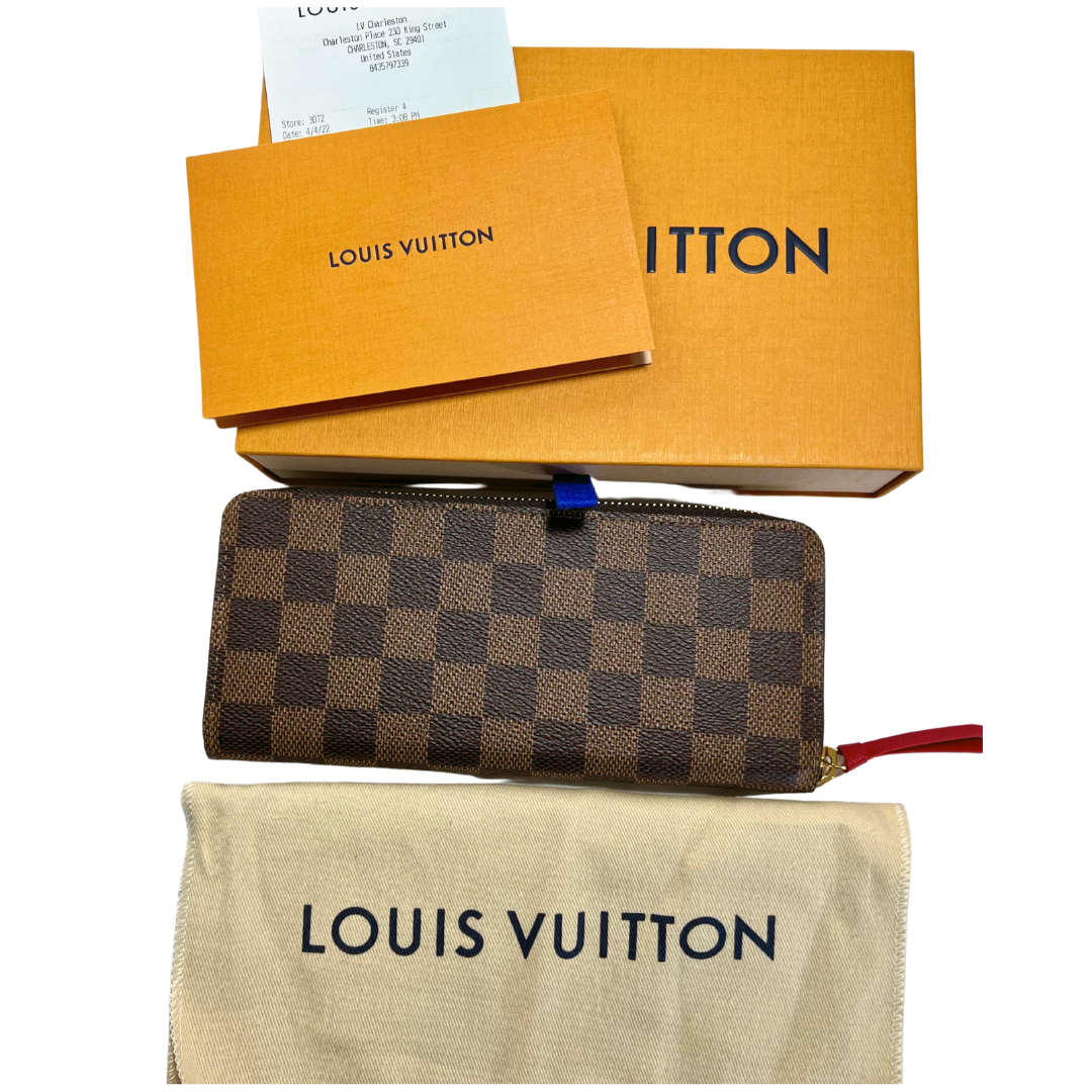 Louis Vuitton Damier Ebene Clemence Wallet – New2Me Boutique