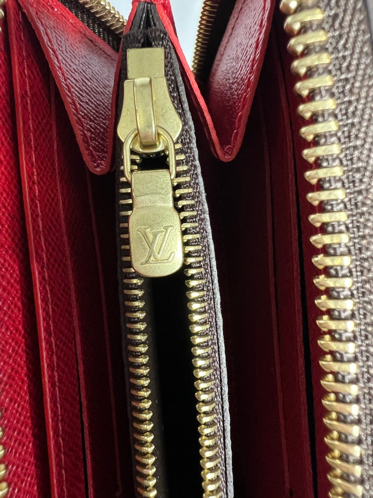 2022 LOUIS VUITTON CLÉMENCE WALLET DAMIER EBENE - FULL SET
