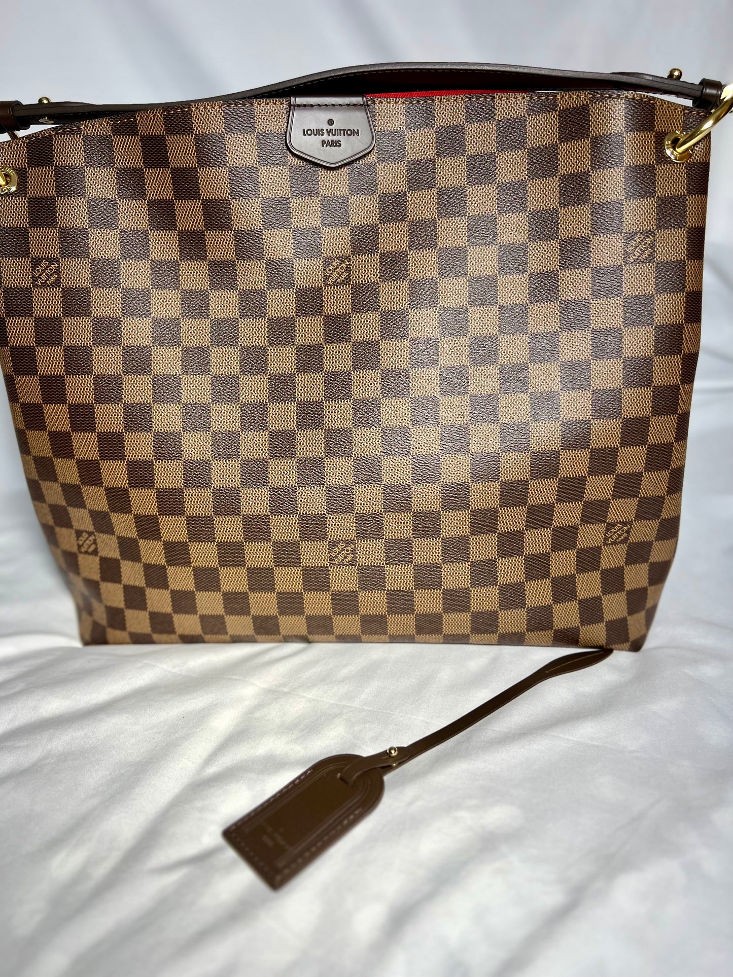 2022 LOUIS VUITTON GRACEFUL MM DAMIER EBENE - FULL SET