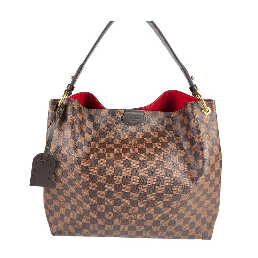 2022 LOUIS VUITTON GRACEFUL MM DAMIER EBENE - FULL SET
