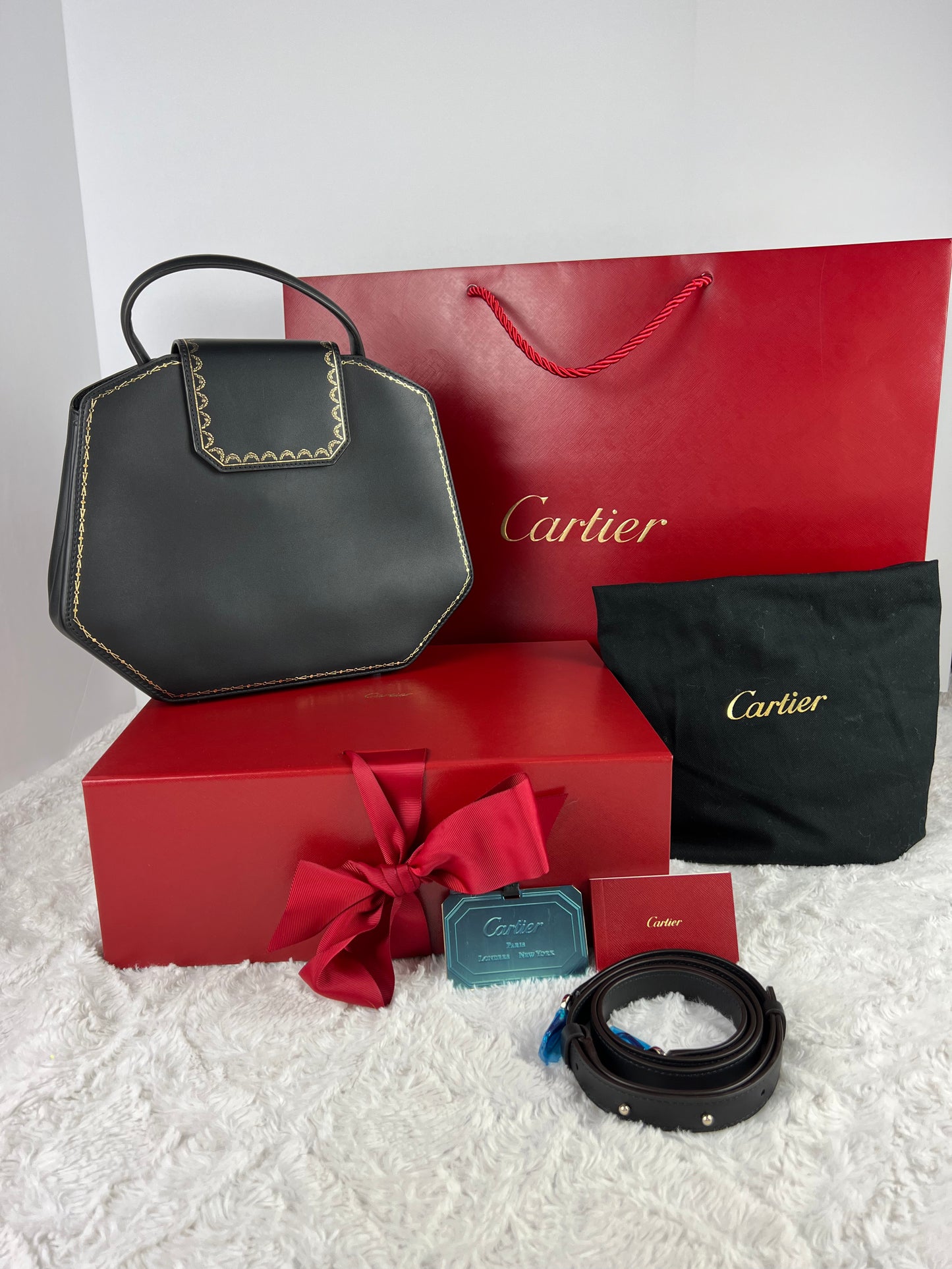 BRAND NEW, CARTIER, MINI GUIRLANDE DE CARTIER BAG - FULL SET