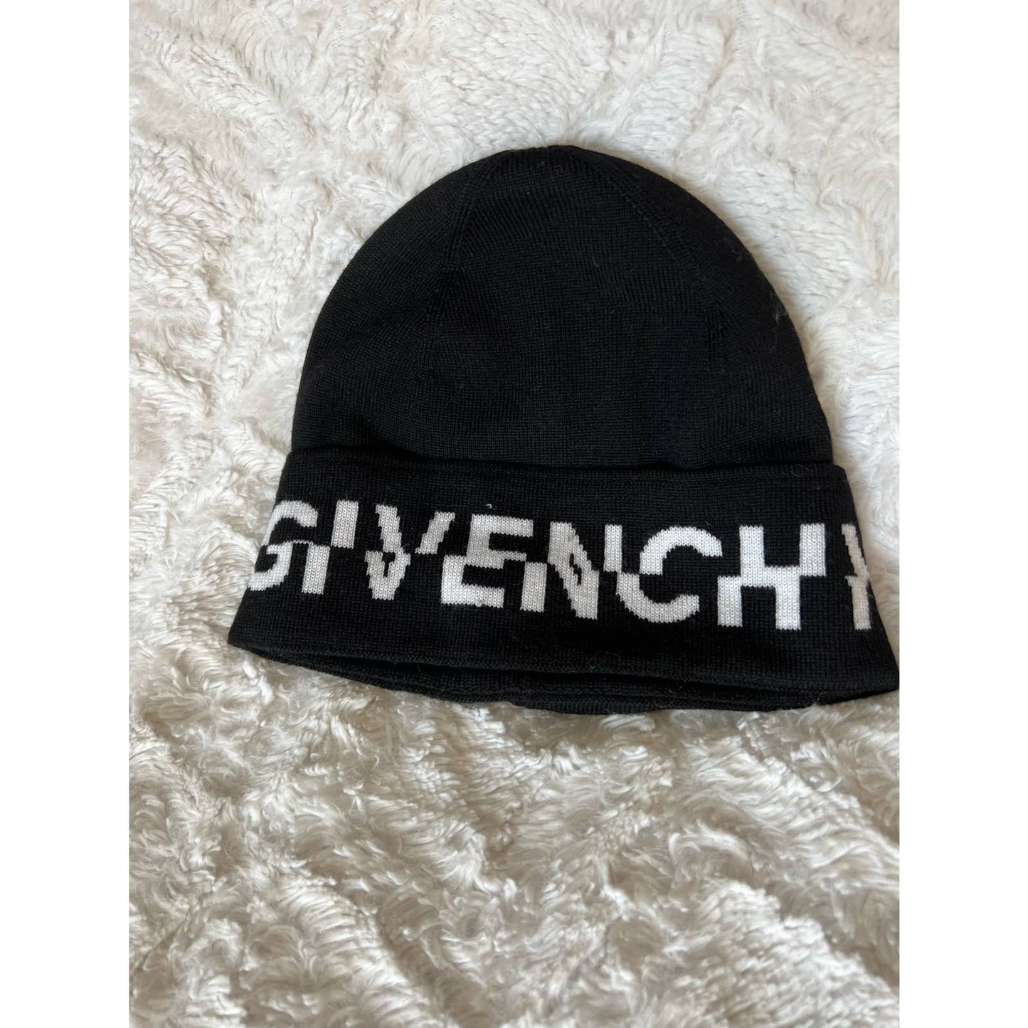 Givenchy Logo Wool Hat and Glove Set