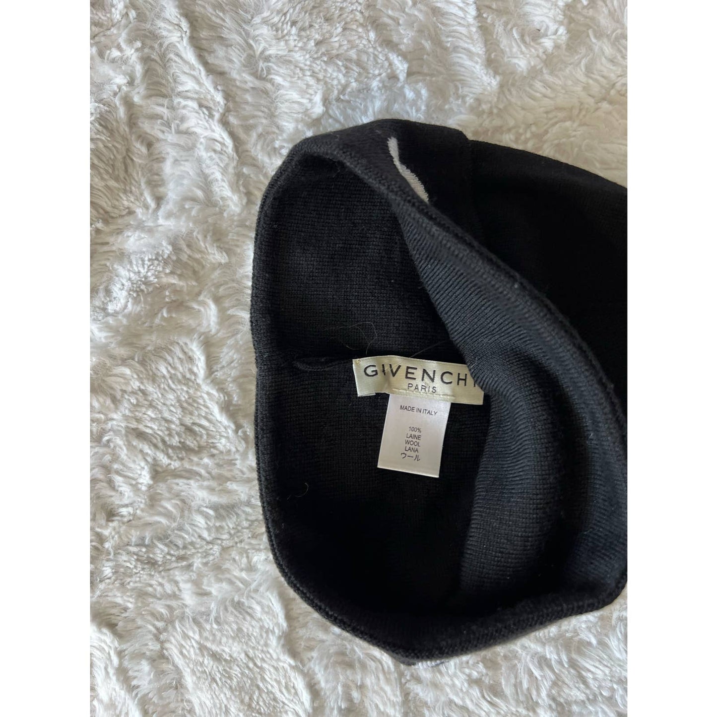 Givenchy Logo Wool Hat and Glove Set